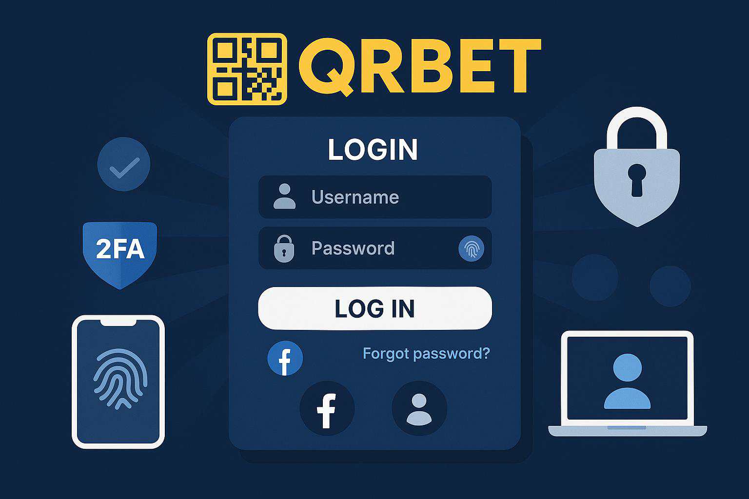 Criar uma nova Conta no plataforma QRBET